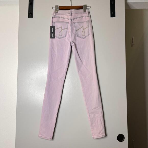 Bleached Lilac Skinny Jeans - Picture 4 of 5